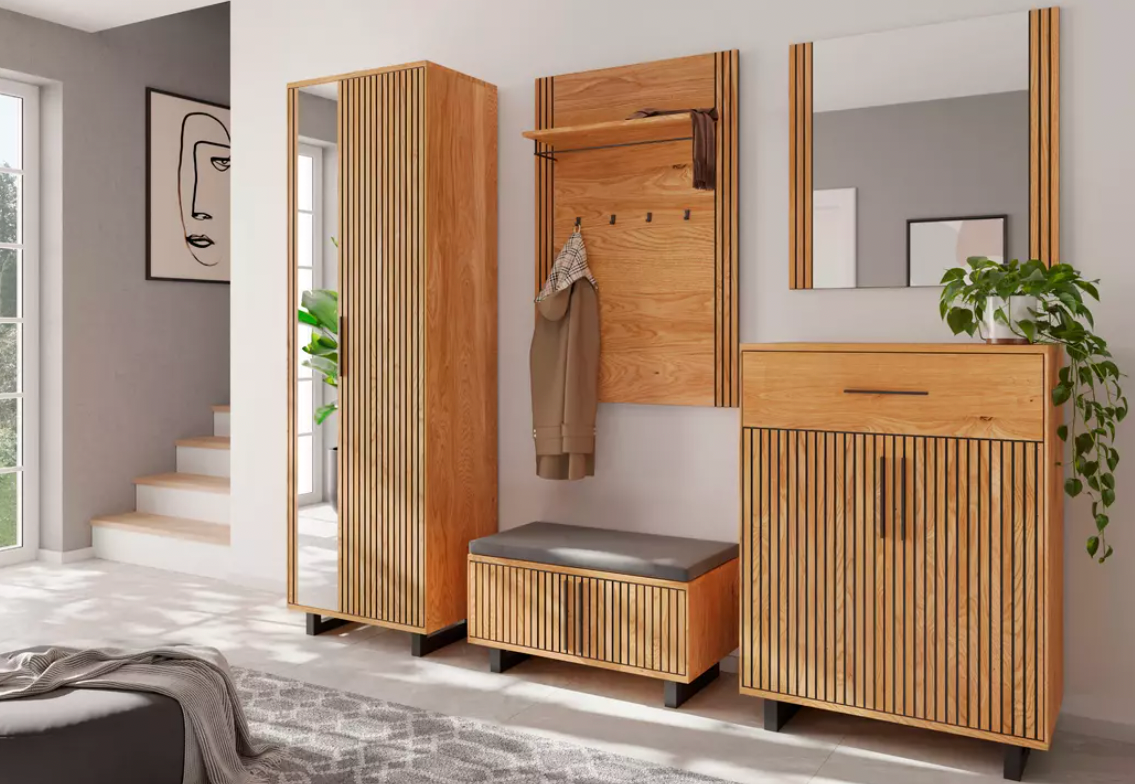 Garderobe Kommode +Einzelverkauf +Komplettverkauf +Soft-Close – möbel-outlet-24